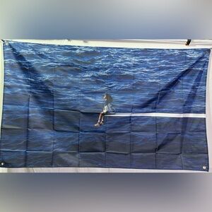 R&B And Hip-Hop Singer Banner Tapestry (polyester) 5x3Ft. With 4 Grommets